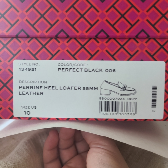 Tory Burch Perrine Heel Loafer Perfect Black